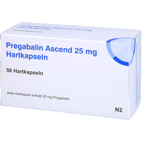 Pregabalin Ascend 25 mg Hartkapseln, 56 Stk., Ascend GmbH