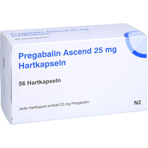 Pregabalin Ascend 25 mg Hartkapseln, 56 Stk., Ascend GmbH