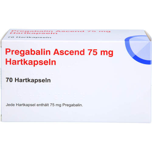 Pregabalin Ascend 75mg Hartkapseln, 70 Stk., Ascend GmbH