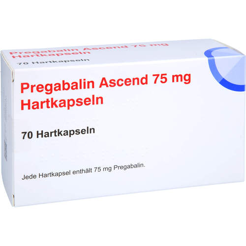 Pregabalin Ascend 75mg Hartkapseln, 70 Stk., Ascend GmbH