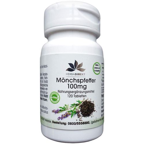 M&ouml;nchspfeffer 100 mg, 120 Stk., Warnke Vitalstoffe GmbH