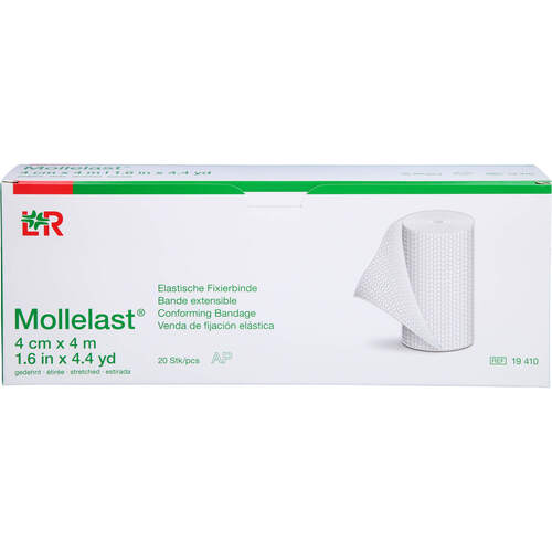 MOLLELAST Binden 4 cmx4 m wei&szlig;, 20 Stk., B2B Medical GmbH