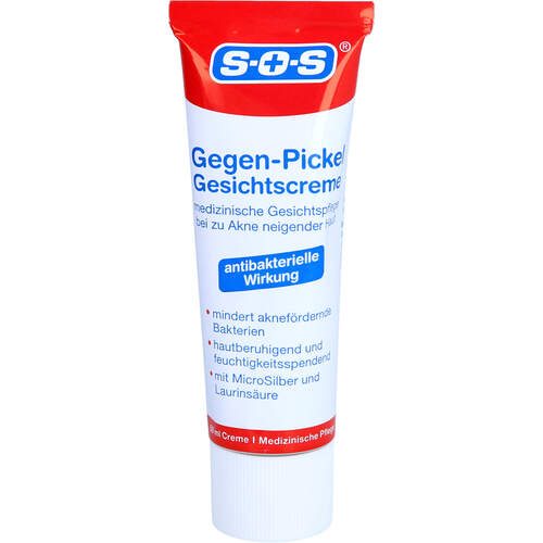 SOS Gegen Pickel Gesichtscreme, 50 ml, DISTRICON GmbH