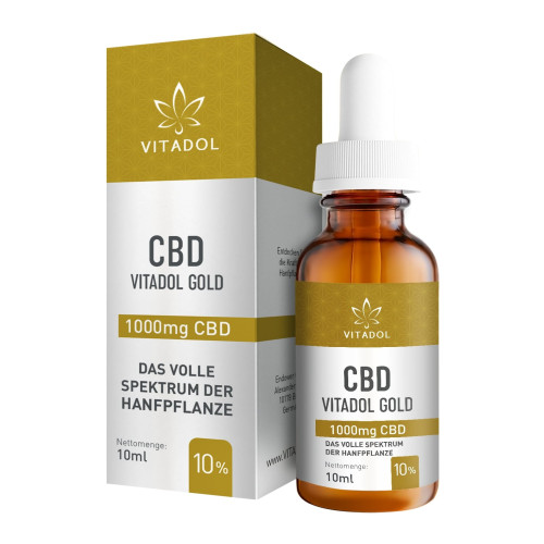 Vitadol Gold 10% CBD, 10 ml, Endower GmbH