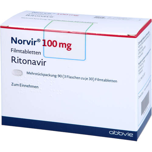 NORVIR 100 mg Filmtabletten, 90 Stk., Fd Pharma GmbH