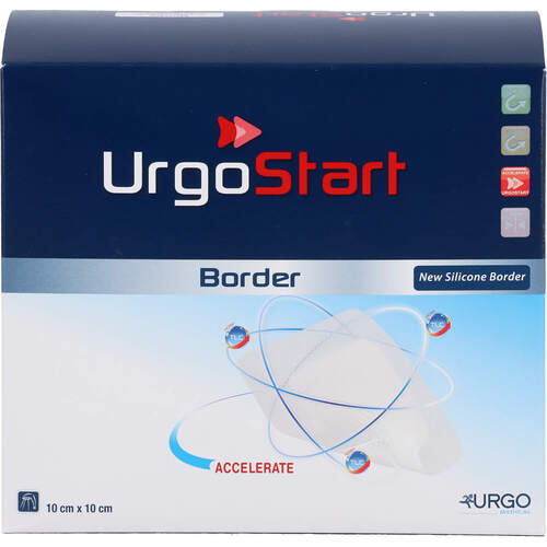 URGOSTART Border 10x10 cm Schaumstoffwundverband, 20 Stk., Emra-Med Arzneimittel GmbH