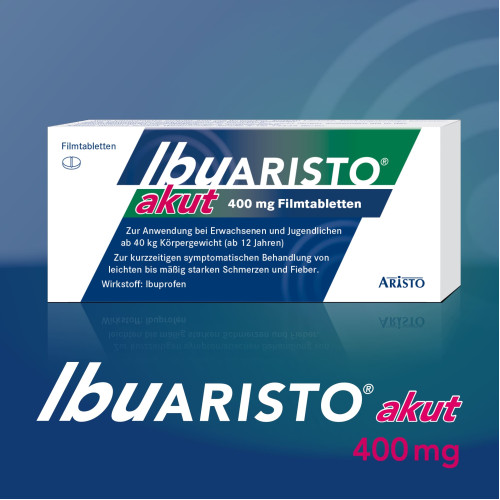 IbuARISTO akut 400 mg Ibuprofen Filmtabletten, 20 Stk., Aristo Pharma GmbH