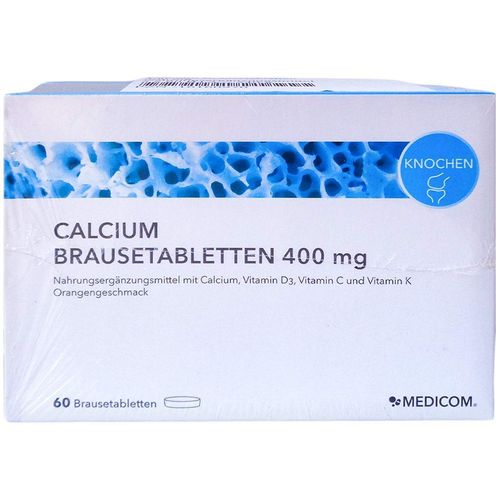 Calcium Brausetabletten 400 mg, 2x60 Stk., MEDICOM Pharma GmbH