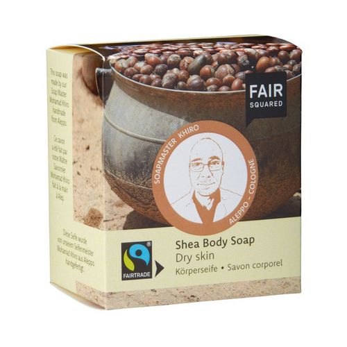 FAIR SQUARED Bodysoap Shea Dry Skin, 2x80 g, Ecoaction GmbH
