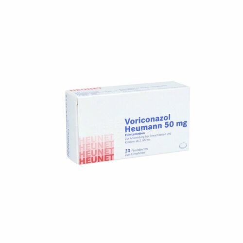 Voriconazol Heumann 50 mg Filmtabletten HEUNET, 30 Stk., Heunet Pharma GmbH