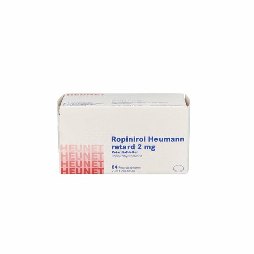 Ropinirol Heumann retard 2 mg Retardtabl. HEUNET, 84 Stk., Heunet Pharma GmbH