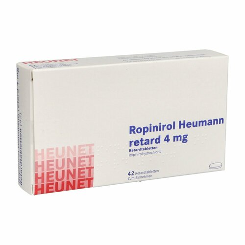 Ropinirol Heumann retard 4 mg Retardtabl. HEUNET, 42 Stk., Heunet Pharma GmbH