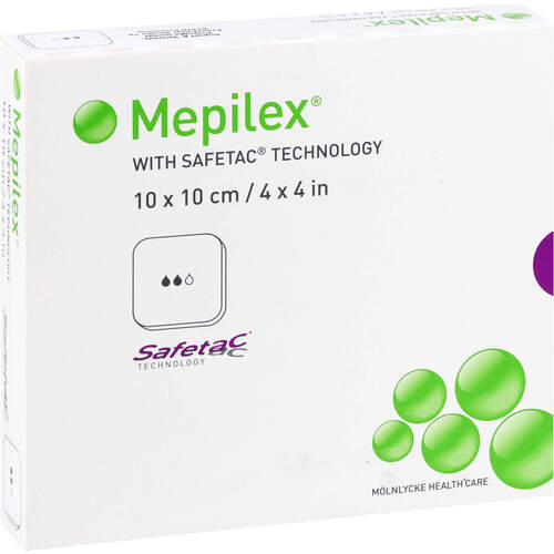 MEPILEX 10x10 cm Schaumverband, 5 Stk., Docpharm GmbH