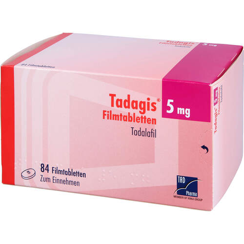 Tadagis 5 mg Filmtabletten, 84 Stk., TAD Pharma GmbH