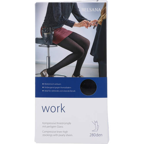 BELSANA work A-G Gr.S+ teint m.Sp.grap.Stayups, 2 Stk., Belsana Medizinische Erzeugnisse
