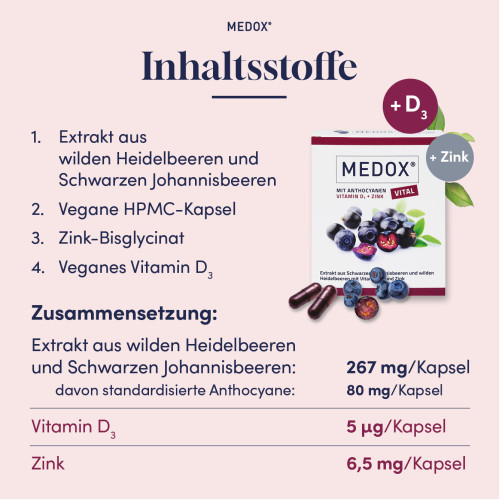 MEDOX Vital, 30 Stk., IMstam healthcare GmbH
