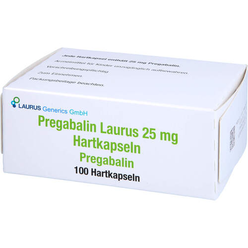 Pregabalin Laurus 25 mg Hartkapseln, 100 Stk., Laurus Generics GmbH