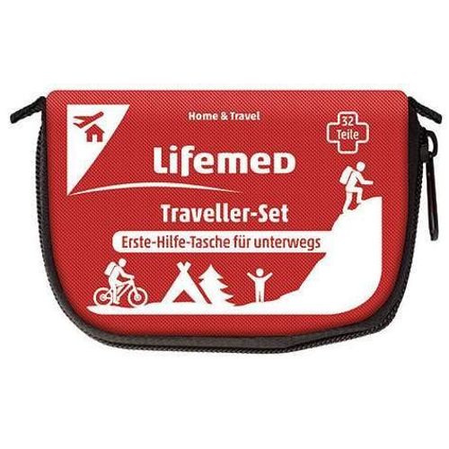 Erste-Hilfe-Set 32 Teile 8.5 x 12 x 5 cm Travel, 1 Stk., Lifemed GmbH