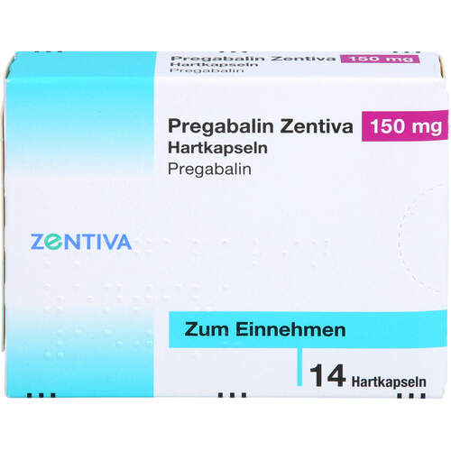Pregabalin Zentiva 150 mg Hartkapseln, 14 Stk., Zentiva Pharma GmbH