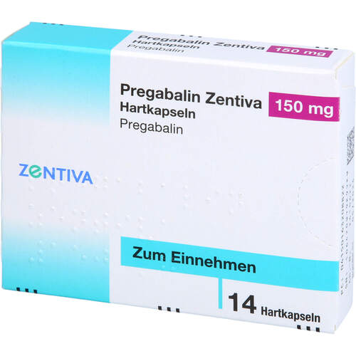 Pregabalin Zentiva 150 mg Hartkapseln, 14 Stk., Zentiva Pharma GmbH