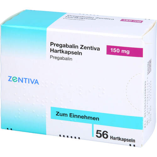Pregabalin Zentiva 150 mg Hartkapseln, 56 Stk., Zentiva Pharma GmbH