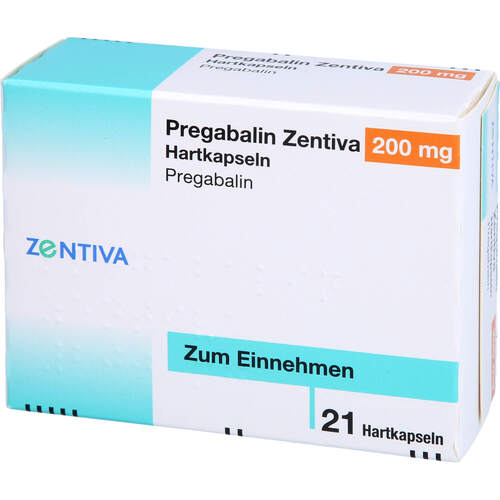 Pregabalin Zentiva 200 mg Hartkapseln, 21 ST, Zentiva Pharma GmbH