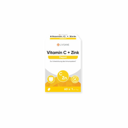 LIVSANE Vitamin C + Zink Depot, 60 Stk., PXG Pharma GmbH