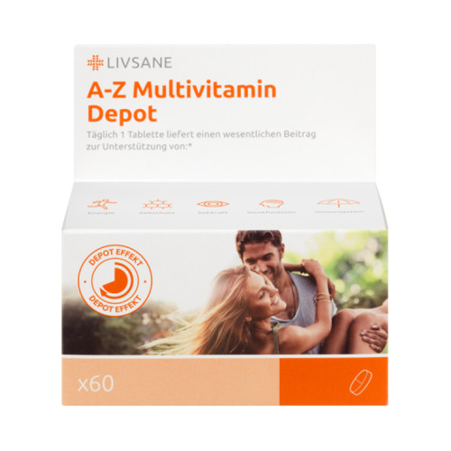 LIVSANE A-Z Multivitamin Depot, 60 Stk., PXG Pharma GmbH