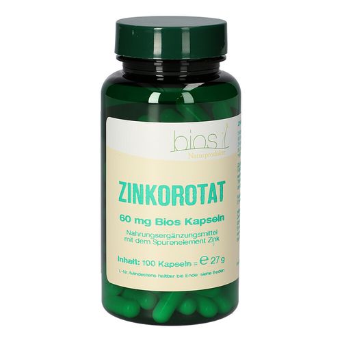 ZINKOROTAT 60MG BIOS KAPSELN, 100 Stk., Bios Medical Services