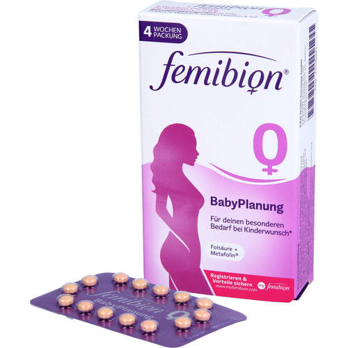FEMIBION 0 Babyplanung Tabletten, 28 Stk., Junek Europ-Vertrieb GmbH Zweigniederlassung