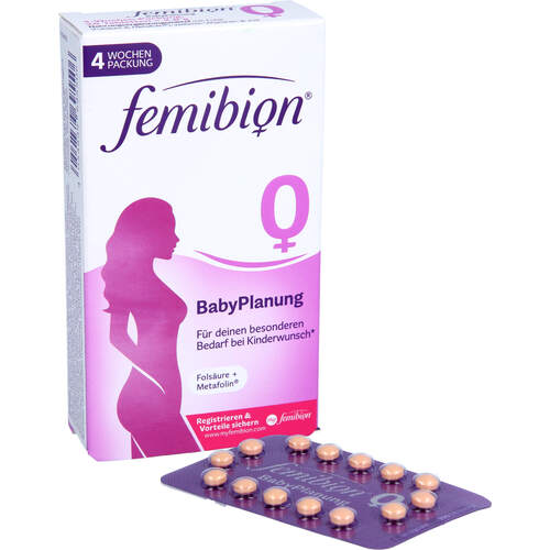 FEMIBION 0 Babyplanung Tabletten, 28 Stk., Junek Europ-Vertrieb GmbH Zweigniederlassung