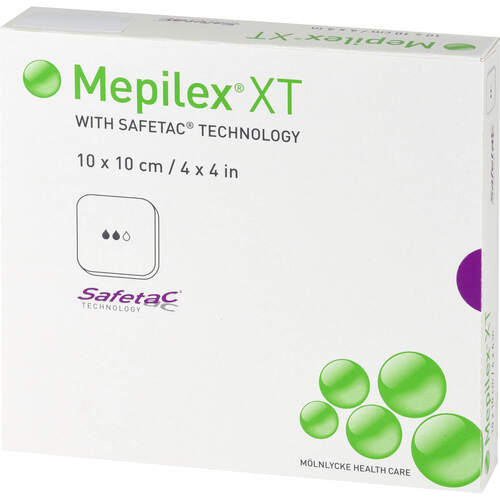 Mepilex XT 10 x 10 cm Schaumvrband, 5 ST, 001 AHR Medical GmbH