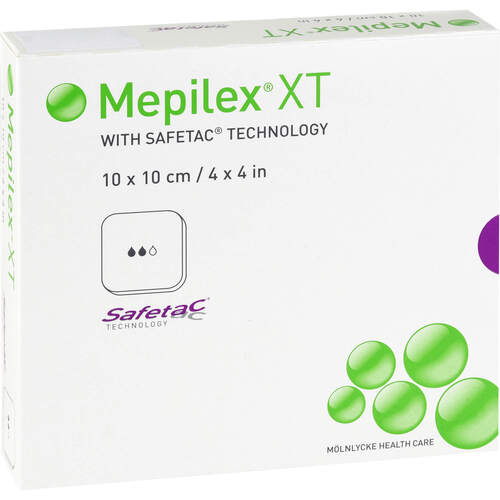 Mepilex XT 10 x 10 cm Schaumvrband, 5 Stk., 001 AHR Medical GmbH