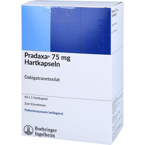 Pradaxa 75 mg Hartkapseln, 60 Stk., Originalis B.V.
