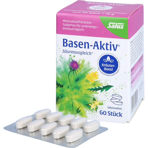 BASEN AKTIV Mineralstoff-Kr&auml;uter-Tabletten, 60 Stk., SALUS Pharma GmbH