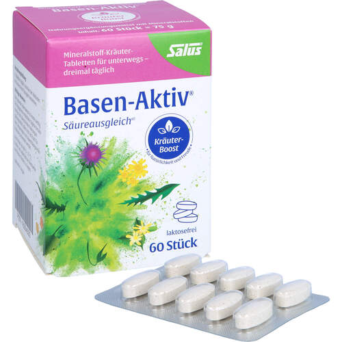 BASEN AKTIV Mineralstoff-Kr&auml;uter-Tabletten, 60 Stk., SALUS Pharma GmbH