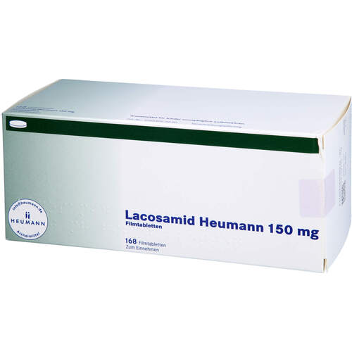 Lacosamid Heumann 150 mg Filmtabletten, 168 Stk., Heumann Pharma GmbH & Co. Generica KG