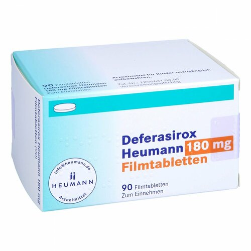 Deferasirox Heumann 180 mg Filmtabletten, 90 Stk., Heumann Pharma GmbH & Co. Generica KG