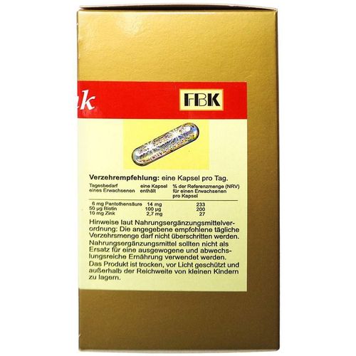 Biotin + Zink, 200 Stk., Fbk-Pharma GmbH