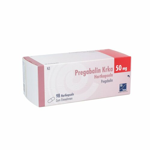 Pregabalin Krka 50mg Hartkapseln, 98 Stk., TAD Pharma GmbH