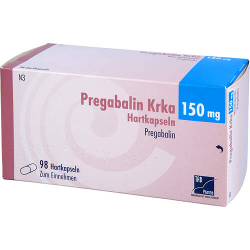 Pregabalin Krka 150mg Hartkapseln, 98 ST, TAD Pharma GmbH