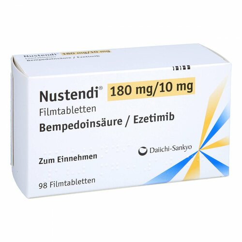 Nustendi 180 mg/10 mg Filmtabletten, 98 Stk., Daiichi Sankyo Deutschland GmbH