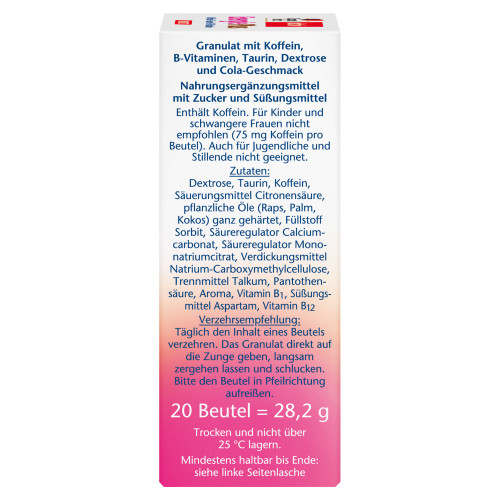 Doppelherz Energie Plus DIRECT, 20 Stk., Queisser Pharma GmbH & Co. KG Doppelherz Energie Plus DIRECT, 20 Stk., Queisser Pharma GmbH & Co. KG