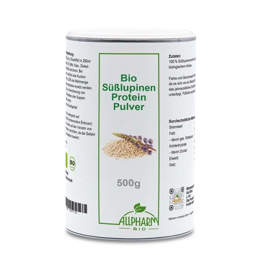 Bio Lupinen Protein, 500 g, Allpharm Vertriebs GmbH