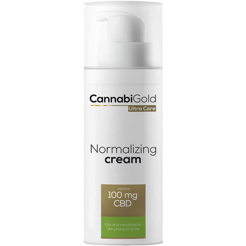 CBD REGULIERENDE Creme fettige+Mischhaut CannabiGo, 50 ml, Mediakos GmbH