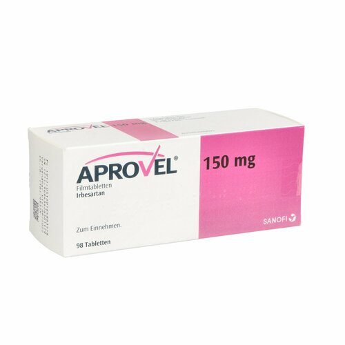 Aprovel 150 mg Filmtabletten, 98 Stk., Abacus Medicine A/S