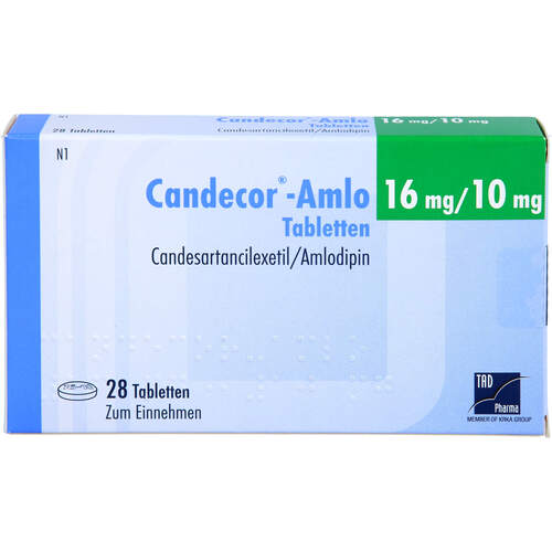 Candecor-Amlo 16mg/10mg Tabletten, 28 Stk., TAD Pharma GmbH