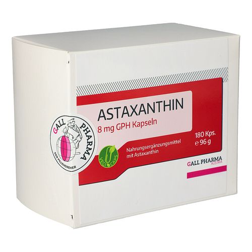 ASTAXANTHIN 8MG GPH KAPSELN, 180 Stk., Hecht-Pharma GmbH