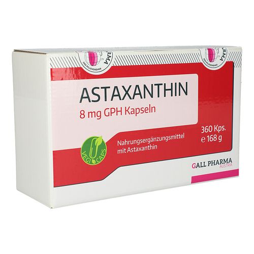 ASTAXANTHIN 8MG GPH KAPSELN, 360 Stk., Hecht-Pharma GmbH