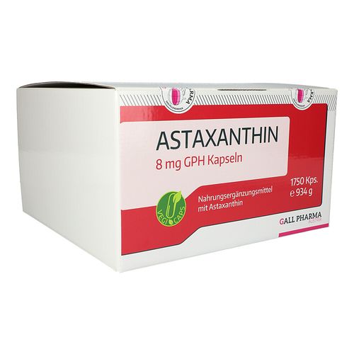 ASTAXANTHIN 8MG GPH KAPSELN, 1750 Stk., Hecht-Pharma GmbH